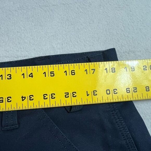 Carhartt Cargo Pants Mens 36X32 Navy Rugged Flex Casual Work Cotton - Picture 5 of 11